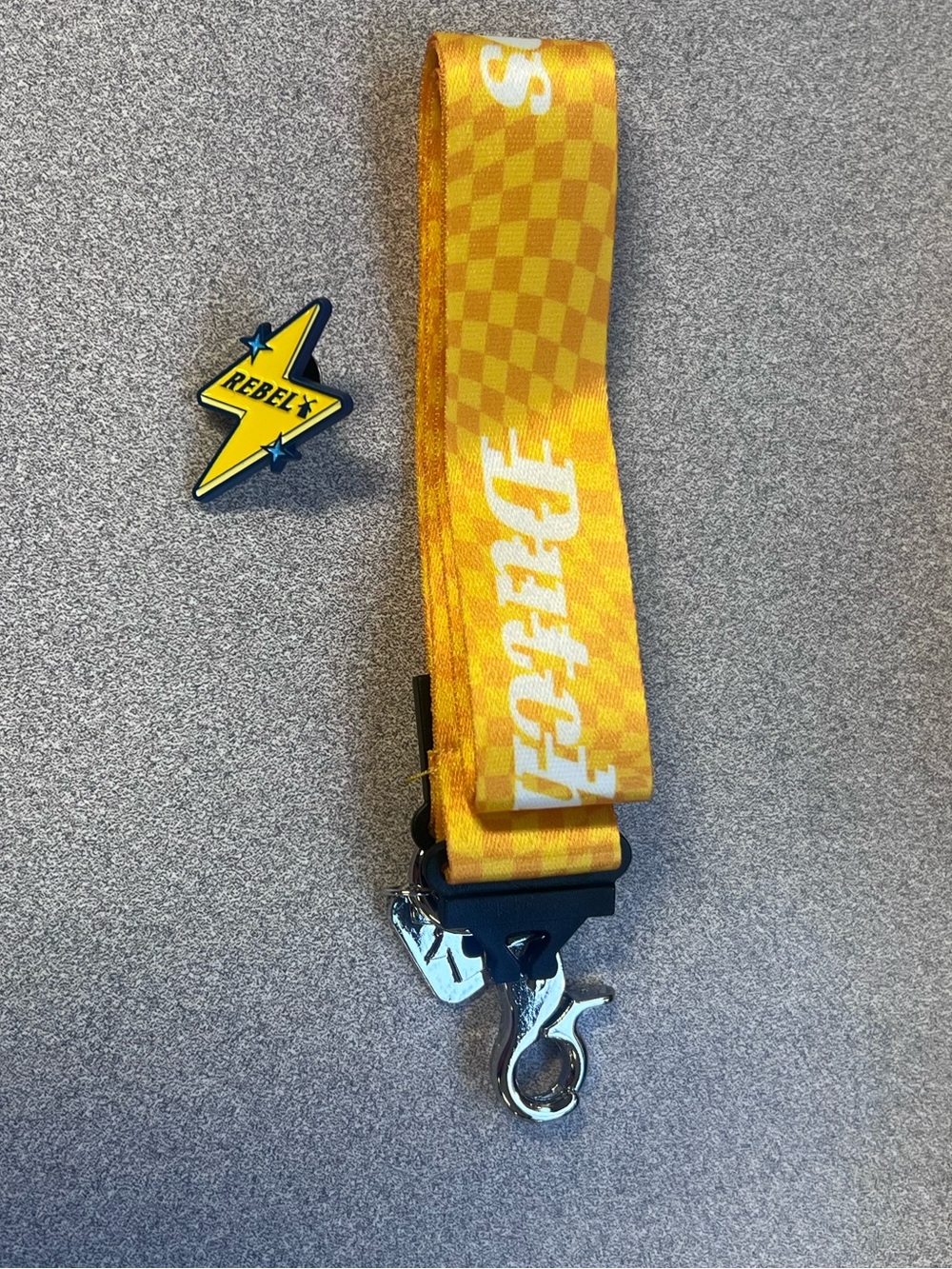 Dutch Bros "Rebel" Lightning Bolt Pin & Lanyard Limited-Edition Merch Drop